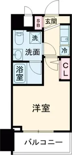 メインステージ北千住Ⅳ【6階】の間取り
