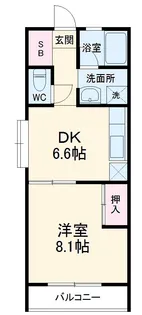 バードタウン8番館【3階】の間取り