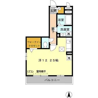 コルティー【1階】の間取り