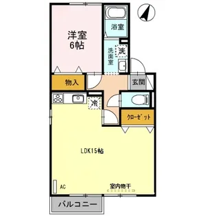エメラルド【2階】の間取り