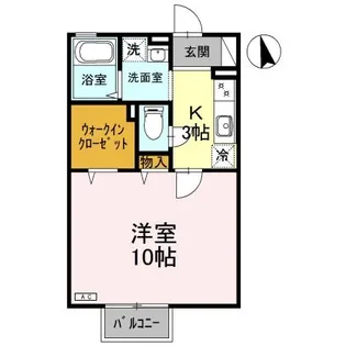 グランドソレイユ【1階】の間取り