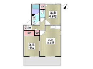 メゾンH&M 1番館【1階】の間取り