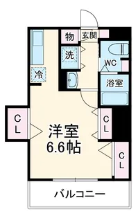 シャトレ宮町【4階】の間取り