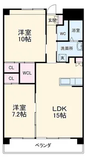 ラ・ミノールⅢ【502号室】の間取り