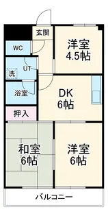 第7近藤ビル【5B号室】の間取り