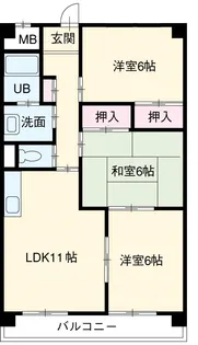 セブンスズキⅡ【1階】の間取り