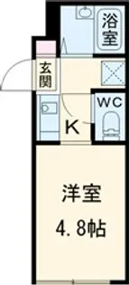 ミレアビターレ北千住【1階】の間取り