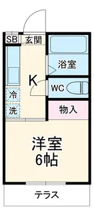 オリーブハウス1【1階】の間取り