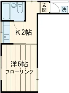 エスペールジン【1階】の間取り