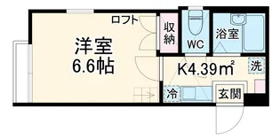 アザレ読売ランドB棟【201号室】の間取り