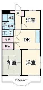 リバティ【1階】の間取り