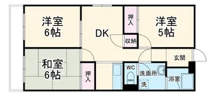 城所マンション【1階】の間取り