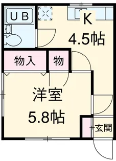 セゾンドローリエⅡ【1階】の間取り