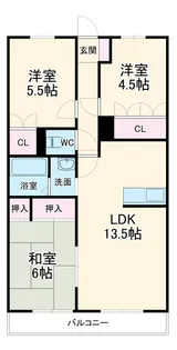 グランビュー21【2階】の間取り