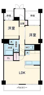 アミニティ・ミシマ【4階】の間取り