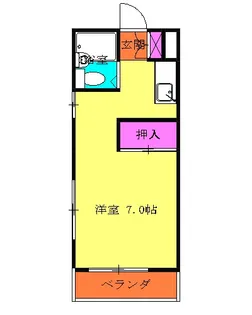 パークハイツニート【2階】の間取り