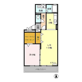 プリムローズ【301号室】の間取り