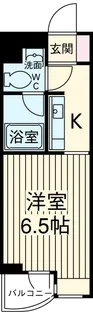 グレース成城 B棟【201号室】の間取り