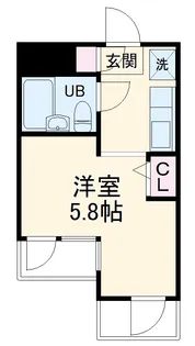 DOM登戸【4階】の間取り