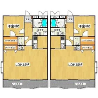 エクシージュ【1階】の間取り