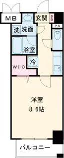 MAGES世田谷【9階】の間取り