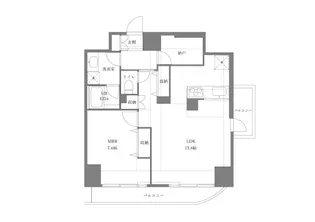 プライムアーバン千住【5階】の間取り