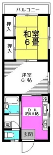 メゾンオガワ【2階】の間取り