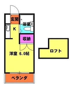 ロイヤルヨーク【2階】の間取り