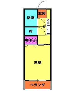 センティス【1階】の間取り