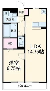 メゾンベール【203号室】の間取り