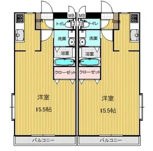 ペティート【1階】の間取り