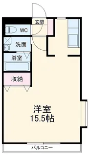 ペティート【4階】の間取り