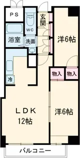 PRISM COURT 綾瀬【5階】の間取り