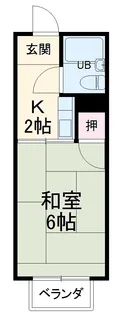 ジュネス楓【102号室】の間取り