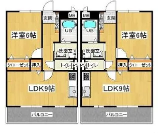 ミニョン【3階】の間取り