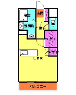 エスペランサ【2階】の間取り