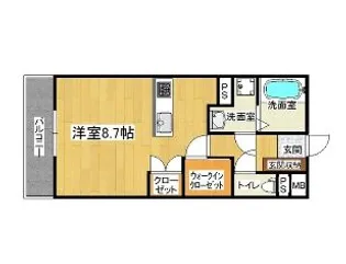 エスペランサ【4階】の間取り