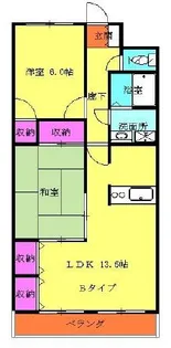 エクセレントピア【7階】の間取り