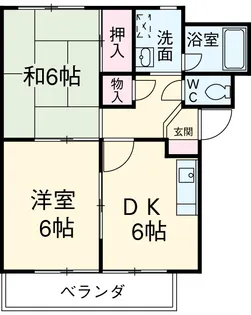 SurplusサンアイA【1階】の間取り
