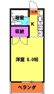 豊島ハイツ【2階】の間取り