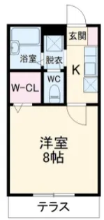 ガーデナ深谷【207号室】の間取り