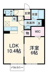 ブルームーン【1階】の間取り