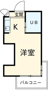 アビタシオン下高井戸【102号室】の間取り