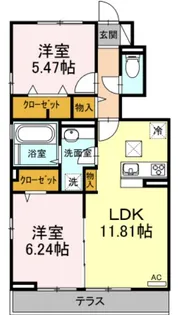 フォルビート【2階】の間取り