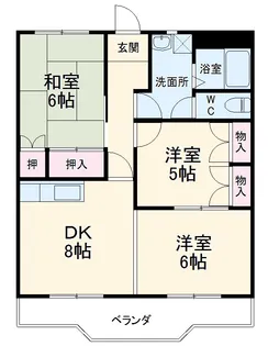 アーバンハイツ【302号室】の間取り