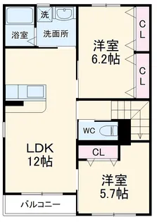 シャトー リバティー【2階】の間取り