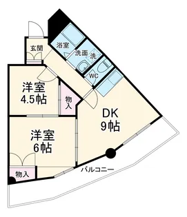 ジュネス保田3【3階】の間取り