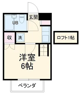 ドリームハウスフォンテン【1階】の間取り