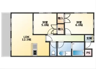 ビューシティー2000【1階】の間取り
