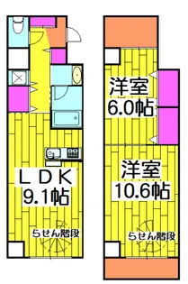 Cantabile【6階】の間取り
